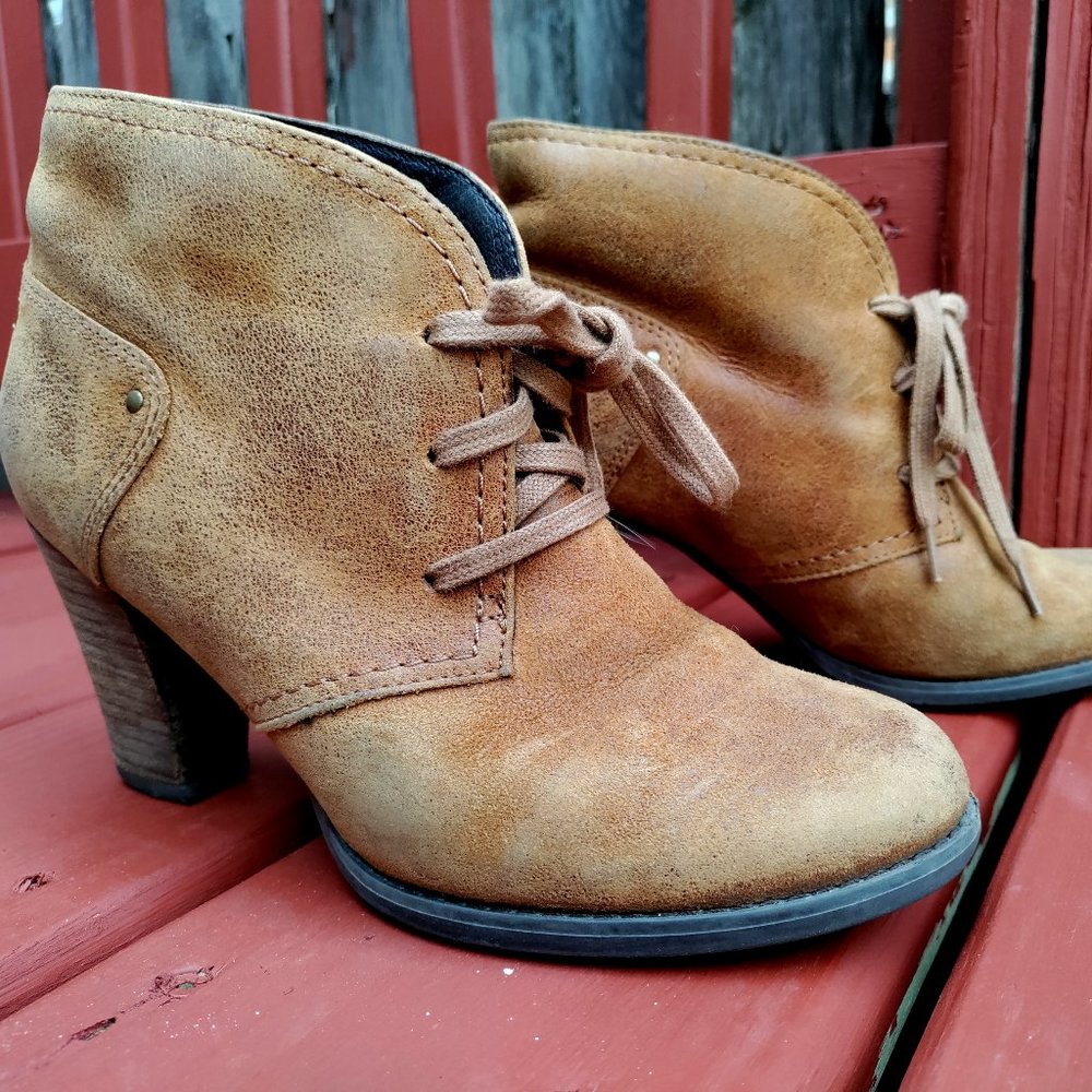 Golden Brown Booties